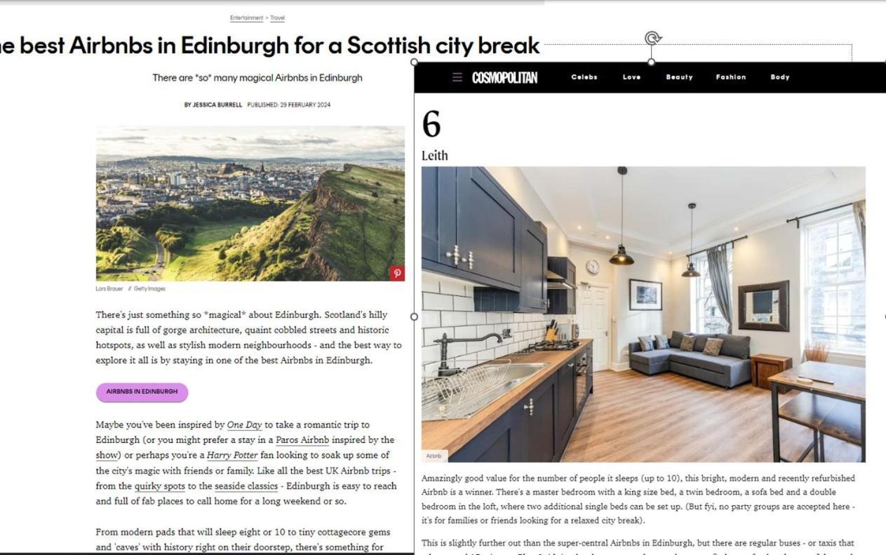 Traditional 3 Bedroom Quiet Duplex Flat By High St, Trams And Buses - Just 1-5 Miles To Centre EDI Exterior foto